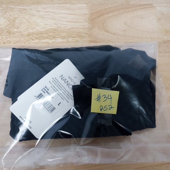 Nancy Ganz High Waisted Brief #W6190 Large Black - Picture 5 of 5